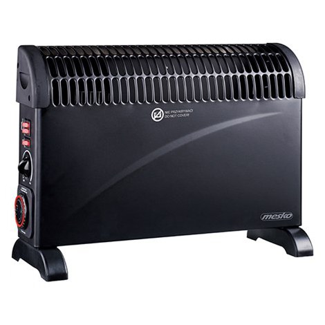 Mesko | Convector Heater with Timer and Turbo Fan | MS 7741b | Convection Heater | 2000 W | Number of power levels 3 | Suitable